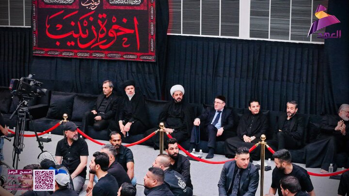 حركة عصائب أهل الحق تقيم امجلس العزاء الحسيني المركزي السنوي