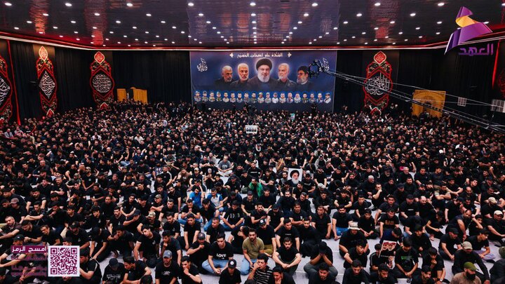 حركة عصائب أهل الحق تقيم امجلس العزاء الحسيني المركزي السنوي