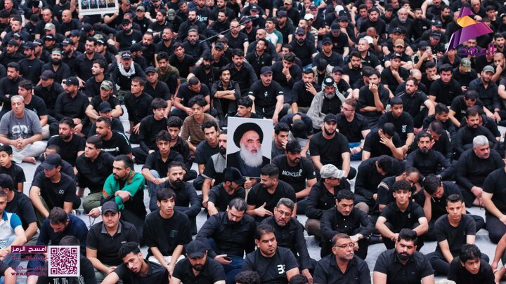 حركة عصائب أهل الحق تقيم امجلس العزاء الحسيني المركزي السنوي