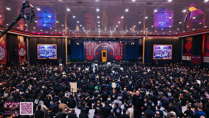 حركة عصائب أهل الحق تقيم امجلس العزاء الحسيني المركزي السنوي