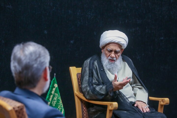 گزارش تصویری | دیدار وزیر علوم، تحقیقات و فناوری با آیت‌الله «کریمی جهرمی»