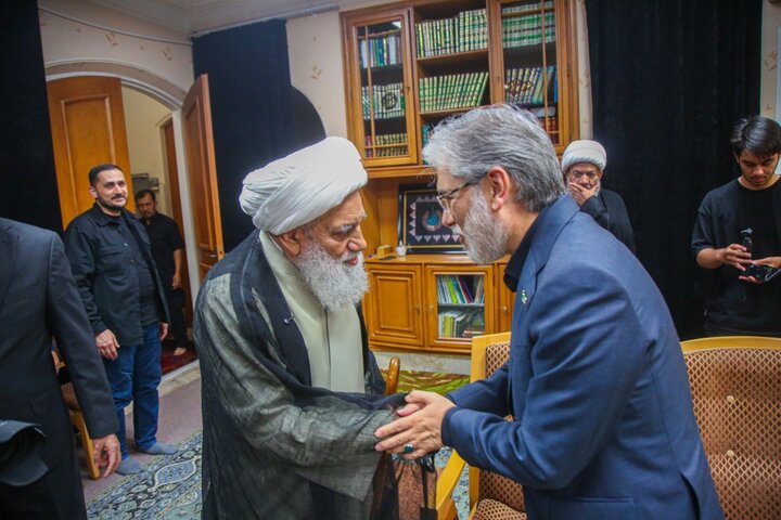 گزارش تصویری | دیدار وزیر علوم، تحقیقات و فناوری با آیت‌الله «کریمی جهرمی»