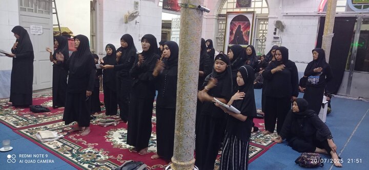 ပြည် ကျောင်းကြီးရှီအဟ် မတ်စ်ဂျစ်ဒ် တွင်  မုဟရမ် လ ၂၅ရက် ည   ၌  ပြုလုပ် ခဲ့သည့် မဂျ်လစ် စေ အေမာမ် စဂျာဒ် (အ.စ) ၏ ပုံရိပ်များ ။ ။ Photos