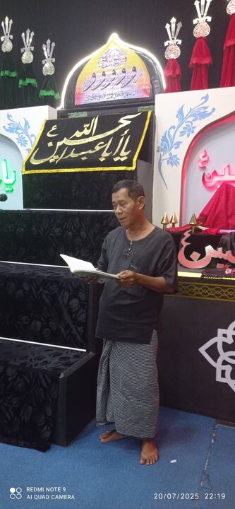 ပြည် ကျောင်းကြီးရှီအဟ် မတ်စ်ဂျစ်ဒ် တွင်  မုဟရမ် လ ၂၅ရက် ည   ၌  ပြုလုပ် ခဲ့သည့် မဂျ်လစ် စေ အေမာမ် စဂျာဒ် (အ.စ) ၏ ပုံရိပ်များ ။ ။ Photos