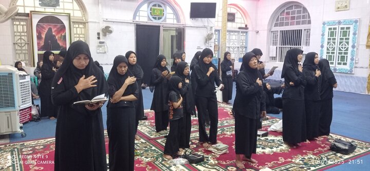 ပြည် ကျောင်းကြီးရှီအဟ် မတ်စ်ဂျစ်ဒ် တွင်  မုဟရမ် လ ၂၅ရက် ည   ၌  ပြုလုပ် ခဲ့သည့် မဂျ်လစ် စေ အေမာမ် စဂျာဒ် (အ.စ) ၏ ပုံရိပ်များ ။ ။ Photos