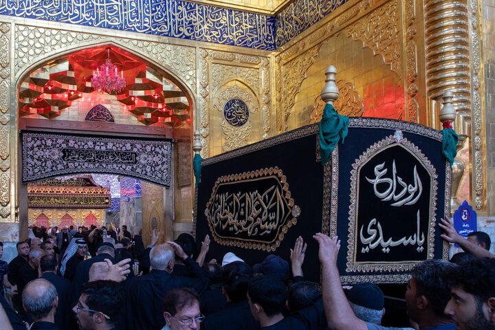 تشييع النعش الرمزي للإمام السجاد (عليه السلام) في كربلاء المقدسة