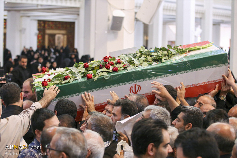 Video: Funeral Prayer offered for martyr commander Ghaib Parvar at Shah Cheragh shrine