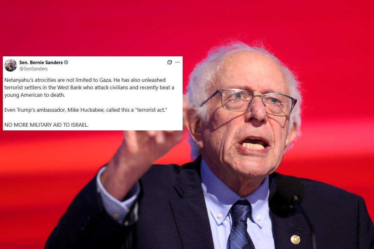 Netanyahu’s atrocities are not limited to Gaza US. Sen. Bernie Sanders