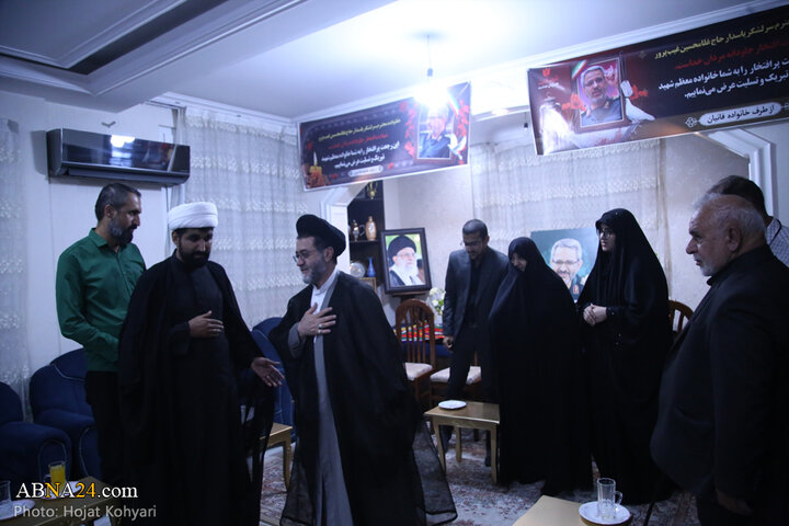 ابلاغ سلام رهبر انقلاب به خانواده شهید سردار غیب‌پرور
