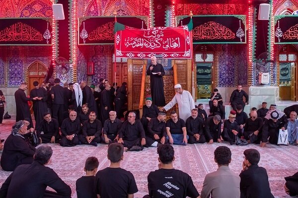 تشییع نمادین پیکر امام سجاد (ع) در کربلا