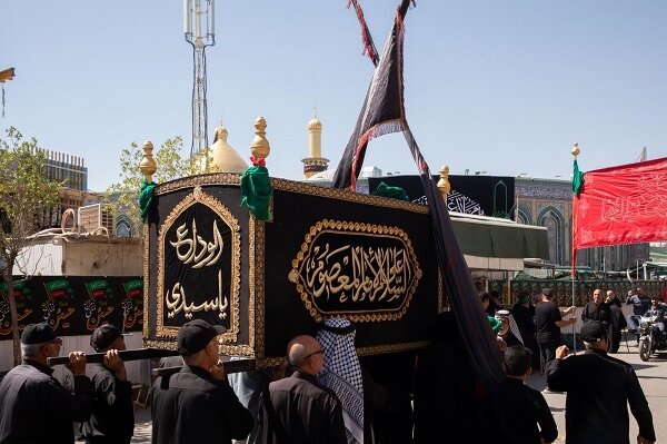 عکس خبری | تشییع نمادین پیکر امام سجاد(ع) در کربلا
