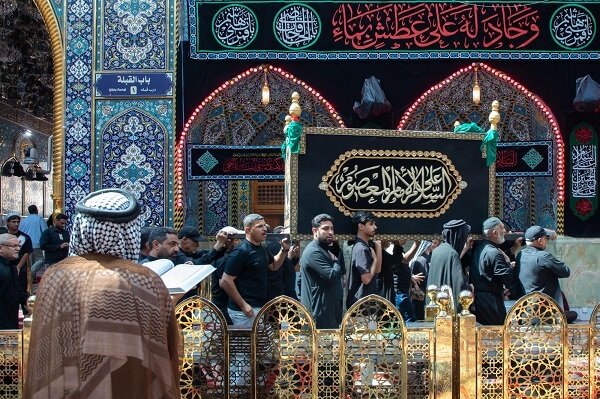 تشییع نمادین پیکر امام سجاد (ع) در کربلا