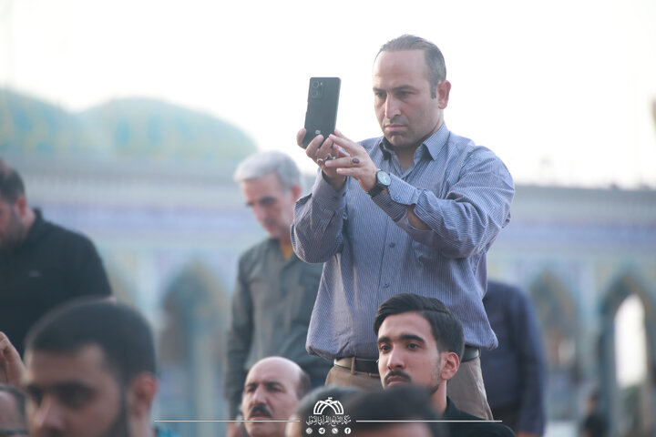 تقرير مصور/ حفل قرآني في مسجد جمكران بمدينة قم ومشاركة طلبة للعتبة الحسينية