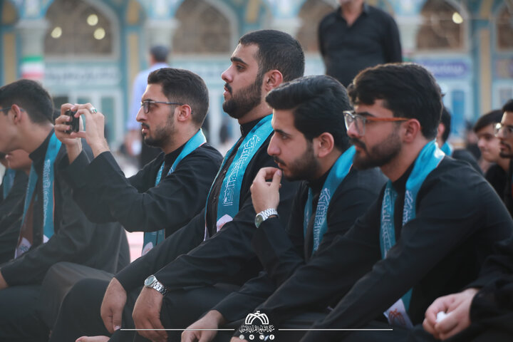 تقرير مصور/ حفل قرآني في مسجد جمكران بمدينة قم ومشاركة طلبة للعتبة الحسينية