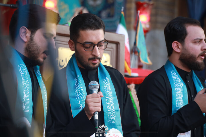 تقرير مصور/ حفل قرآني في مسجد جمكران بمدينة قم ومشاركة طلبة للعتبة الحسينية