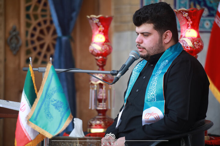 تقرير مصور/ حفل قرآني في مسجد جمكران بمدينة قم ومشاركة طلبة للعتبة الحسينية