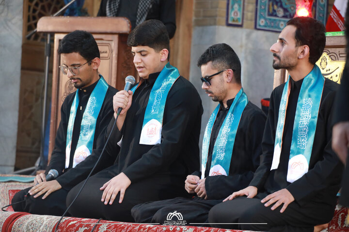 تقرير مصور/ حفل قرآني في مسجد جمكران بمدينة قم ومشاركة طلبة للعتبة الحسينية