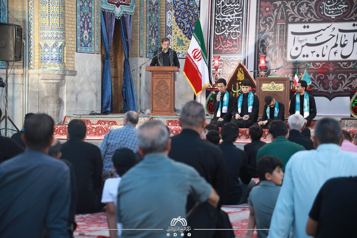 تقرير مصور/ حفل قرآني في مسجد جمكران بمدينة قم ومشاركة طلبة للعتبة الحسينية