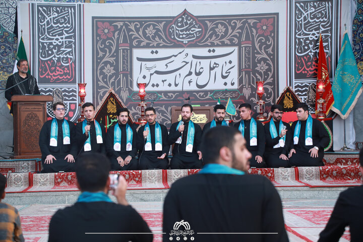 تقرير مصور/ حفل قرآني في مسجد جمكران بمدينة قم ومشاركة طلبة للعتبة الحسينية