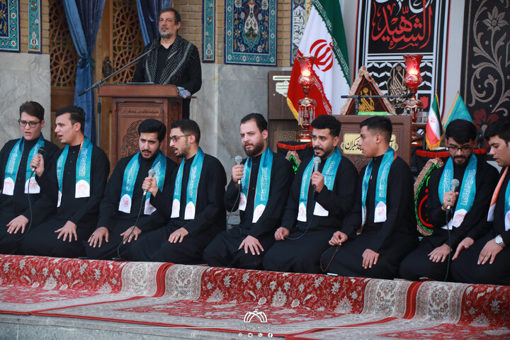 تقرير مصور/ حفل قرآني في مسجد جمكران بمدينة قم ومشاركة طلبة للعتبة الحسينية