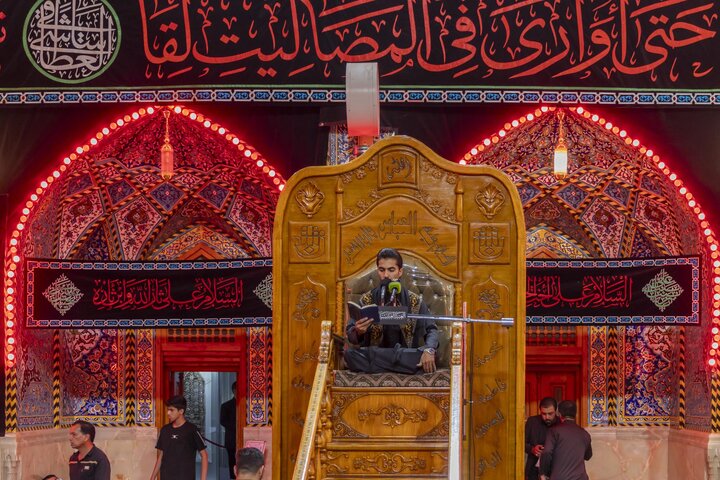 العتبة العباسية المقدسة تواصل عقد العزاء المركزي بذكرى شهادة الإمام زين العابدين (ع)