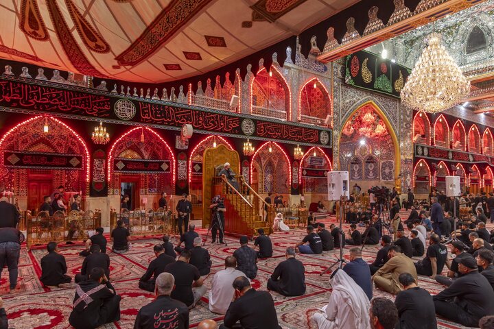 العتبة العباسية المقدسة تواصل عقد العزاء المركزي بذكرى شهادة الإمام زين العابدين (ع)