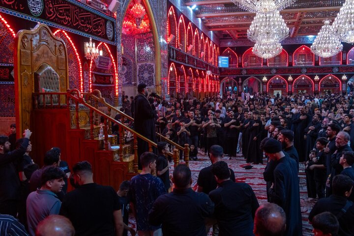 العتبة العباسية المقدسة تواصل عقد العزاء المركزي بذكرى شهادة الإمام زين العابدين (ع)