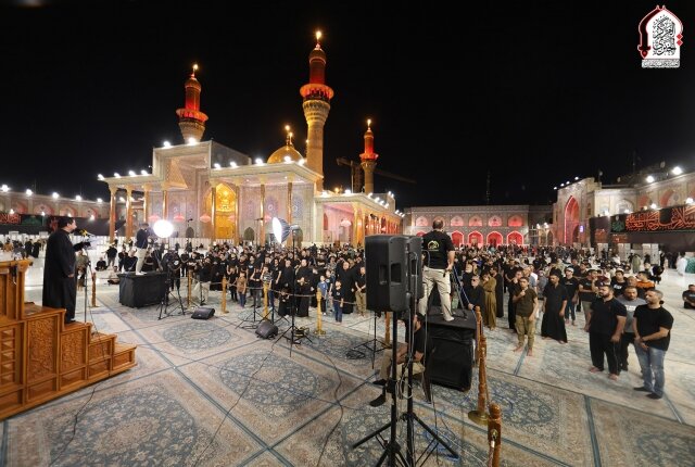 العتبة الكاظمية المقدسة تحيي الليالي السجادية