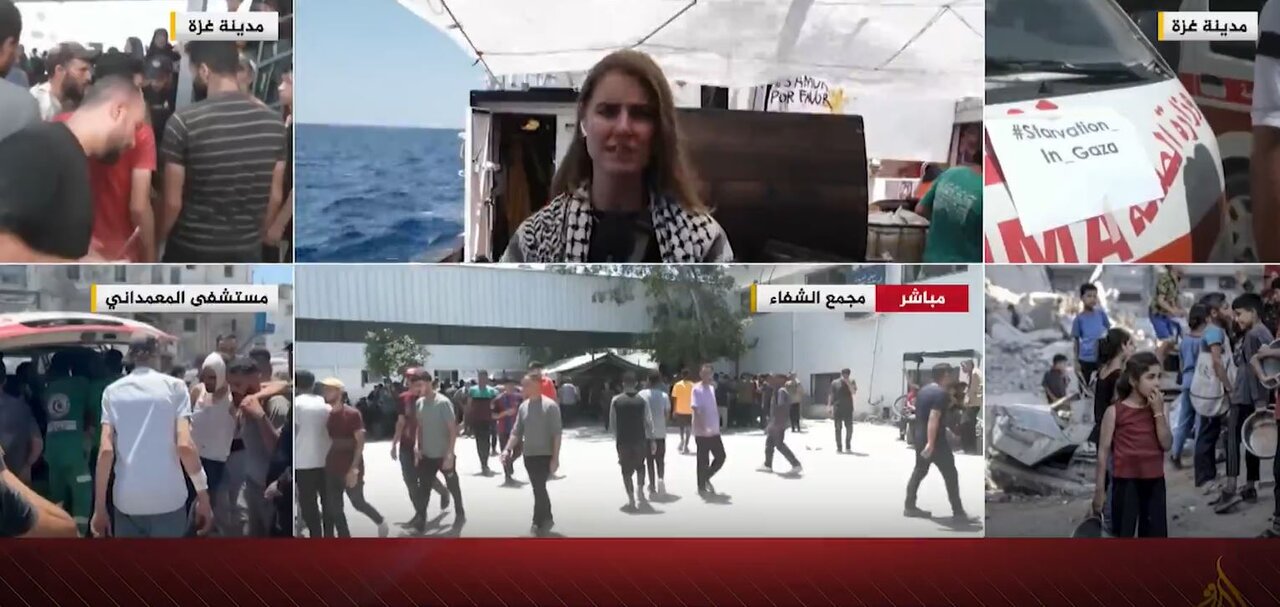 Video: MEP from deck of Hanzala ship: Goal is to break illegal siege of Gaza