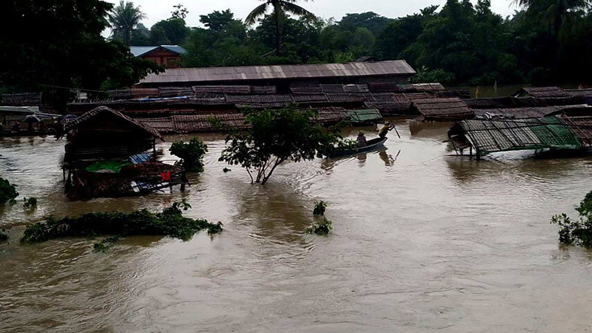 ရခိုင်ရေဘေးသင့် ပြည်သူ ၁၂,၀၀၀ ကျော် အရေးပေါ်အကူအညီများ လိုအပ်နေ