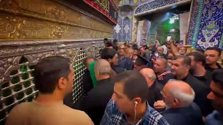 ویدیو |  تشرف رییس‌جمهوری به حرم حضرت معصومه در قم و مزار شهید حاج رمضان