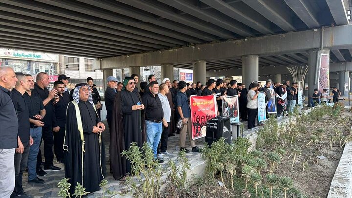 تقرير مصور/ أهالي ميسان العراقية يطالبون برفع الحصار يفرضه الكيان الصهيوني على غزة