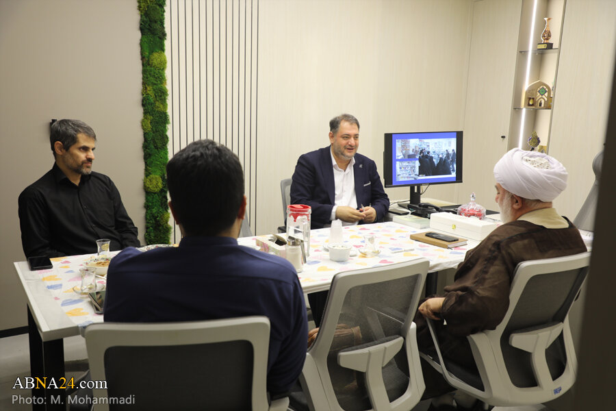 نماینده جامعة المصطفی العالمیة در آسیای میانه از خبرگزاری ابنا بازدید کرد