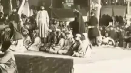 "Wêneyên dîrokî yên ji xwendina şîn û teziya xwendinê di serdema Qacaran de"