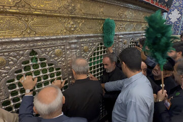 Informe fotográfico | El presidente de Irán visita Qom y se reúne con el custodio del santuario de la Excelencia Fátima Masuma (P)