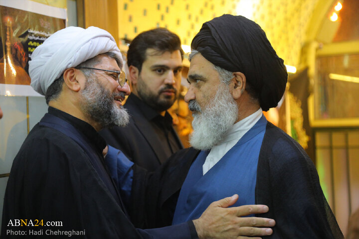 مراسم ترحیم مرحوم آیت‌الله نعیم آبادی در شهر قم