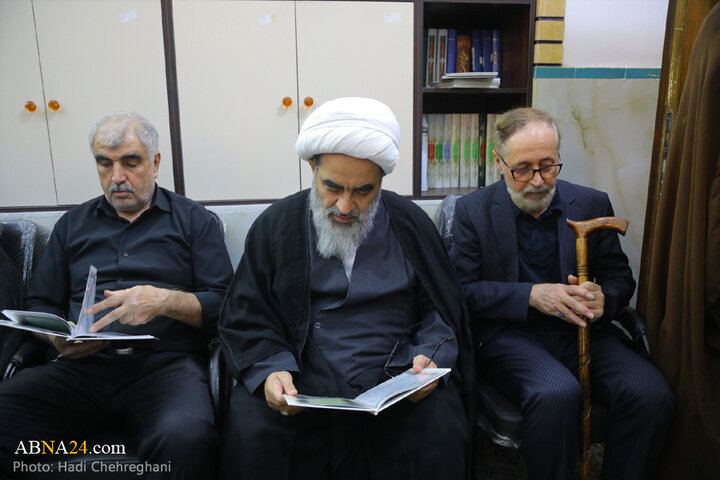 مراسم ترحیم مرحوم آیت‌الله نعیم آبادی در شهر قم