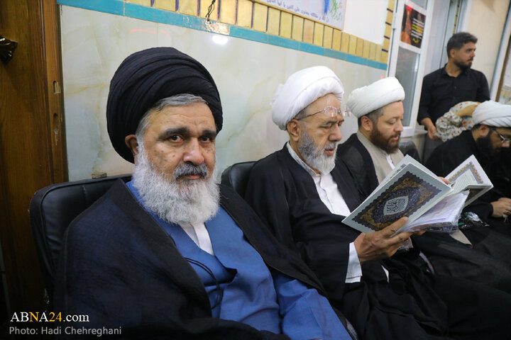 مراسم ترحیم مرحوم آیت‌الله نعیم آبادی در شهر قم