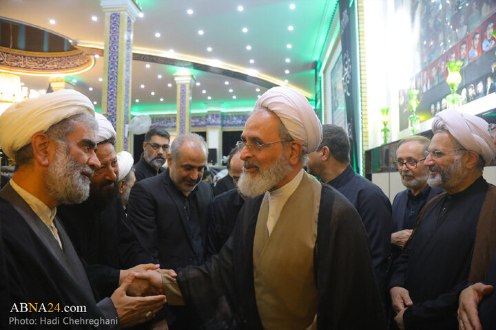 مراسم ترحیم مرحوم آیت‌الله نعیم آبادی در شهر قم