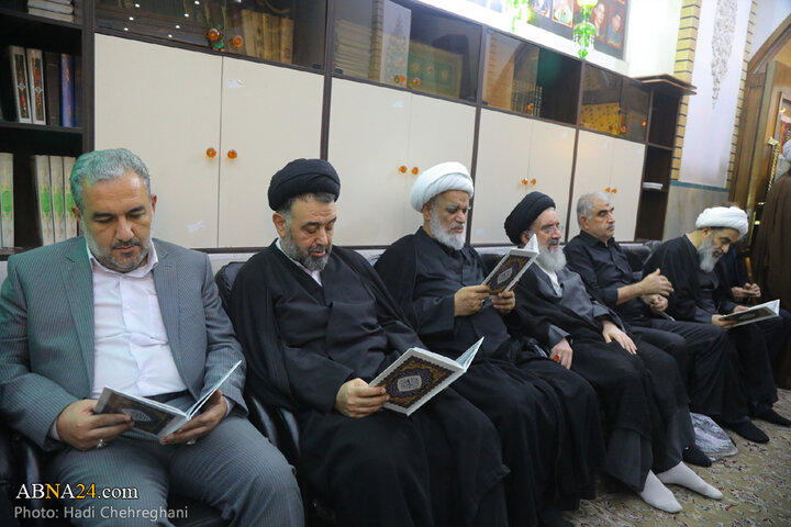 مراسم ترحیم مرحوم آیت‌الله نعیم آبادی در شهر قم