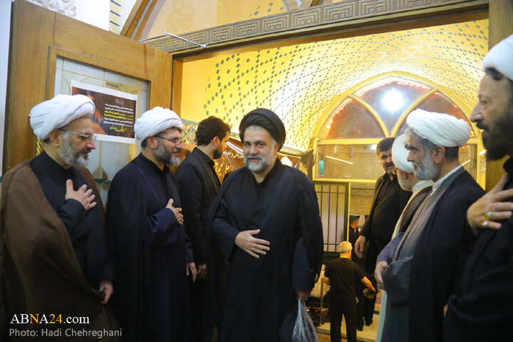 مراسم ترحیم مرحوم آیت‌الله نعیم آبادی در شهر قم