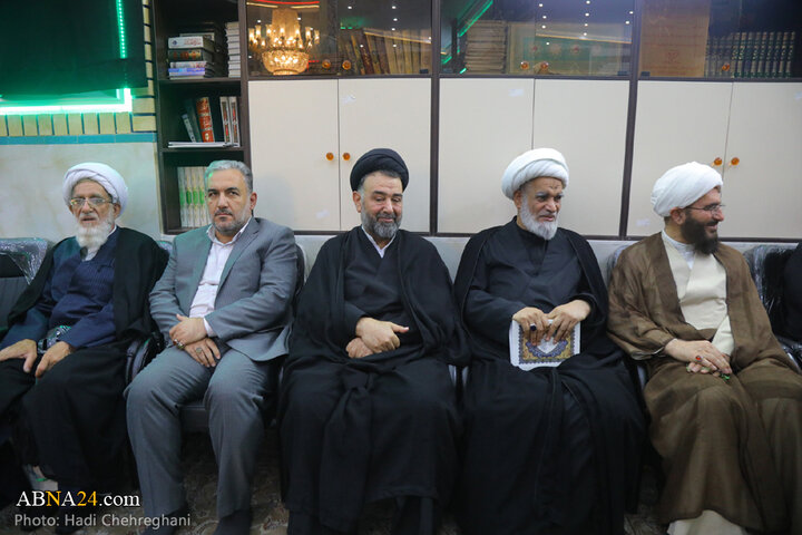 مراسم ترحیم مرحوم آیت‌الله نعیم آبادی در شهر قم