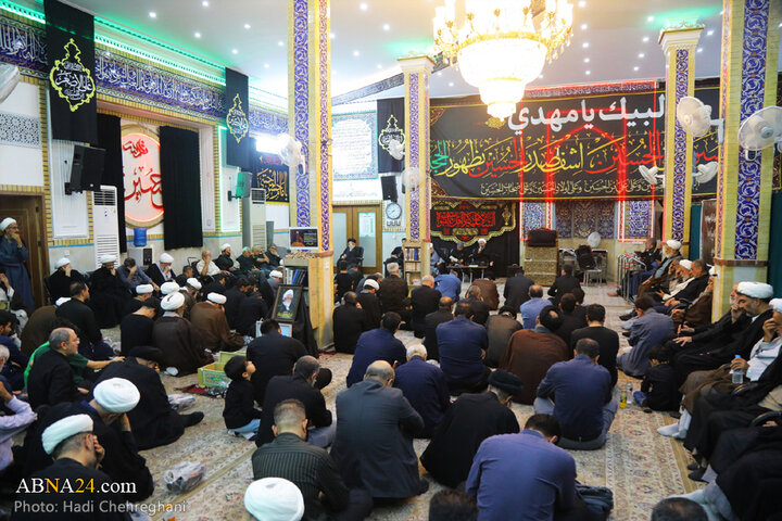 مراسم ترحیم مرحوم آیت‌الله نعیم آبادی در شهر قم