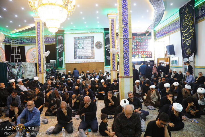 مراسم ترحیم مرحوم آیت‌الله نعیم آبادی در شهر قم