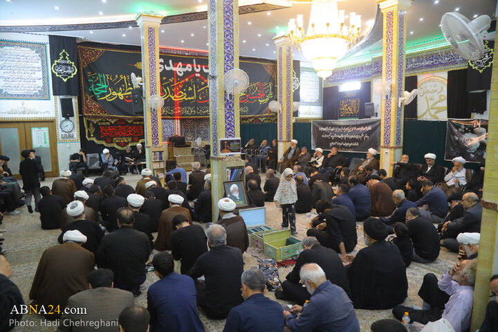 مراسم ترحیم مرحوم آیت‌الله نعیم آبادی در شهر قم