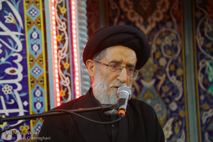 مراسم ترحیم مرحوم آیت‌الله نعیم آبادی در شهر قم