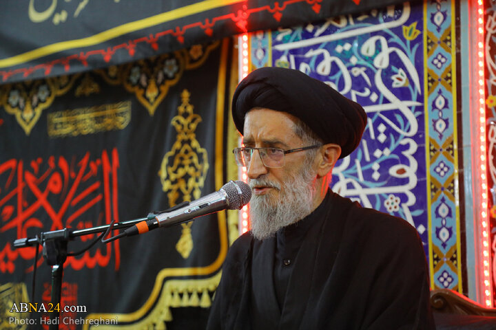 مراسم ترحیم مرحوم آیت‌الله نعیم آبادی در شهر قم