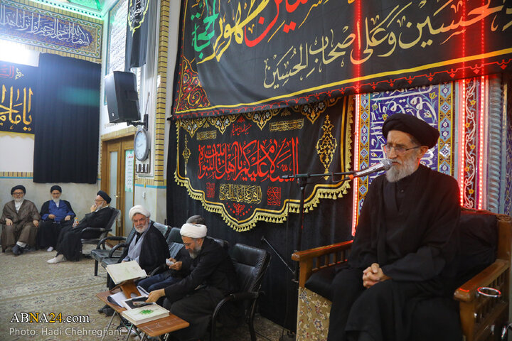 مراسم ترحیم مرحوم آیت‌الله نعیم آبادی در شهر قم