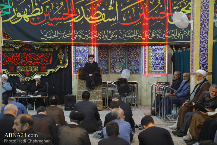 مراسم ترحیم مرحوم آیت‌الله نعیم آبادی در شهر قم