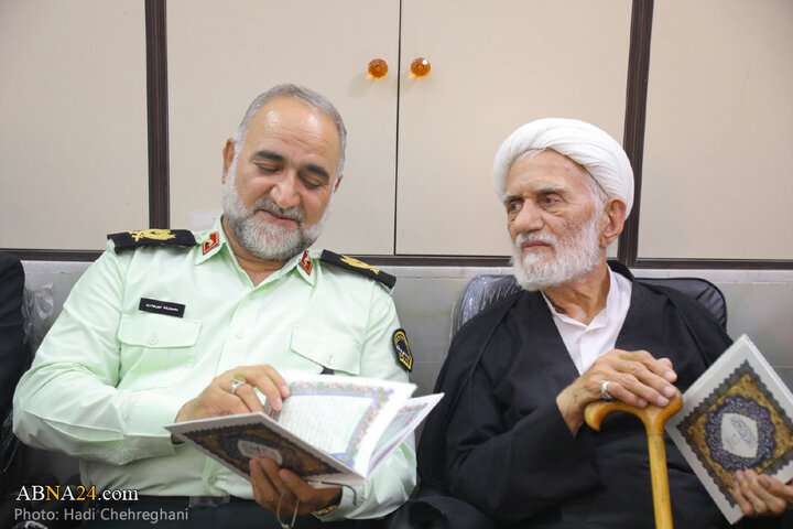 مراسم ترحیم مرحوم آیت‌الله نعیم آبادی در شهر قم